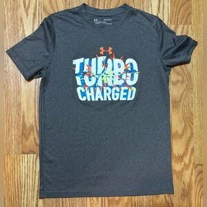 Boys Under Armour Loose Fit Heat Gear Shirt